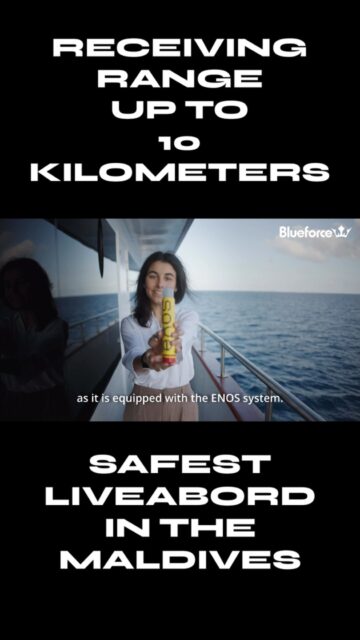 ENOS - Premium Safety for Divers At Blue Force Fleet, safety isn’t just a priority... it’s a real obsession.
That’s why our ships in the Maldives already count on the ENOS system, an innovative GPS locating device that allows you to know the exact position of each diver in case of an emergency.
An autonomous, accurate and immediate response system, which brings an added bonus of confidence to both divers and crew.
Diving with Blue Force Fleet is enjoying your dives with the peace of mind that you’re always in the best hands.
.
.
@blueforcefleet 
.
.
#BlueForceFleet #MaldivesBlueForce #DivingMaldives
#ENOS #DiveSafety #Liveaboard #ScubaDiving #BlueForceExperience #MaldivesDiving #divewithconfidence #maldives #scubadiverslife #maldivesblueforce #maldivesblueforce3